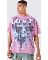 Boohoo - Oversized Large Scale Ofcl Renaissance Print T-shirt - Lyst