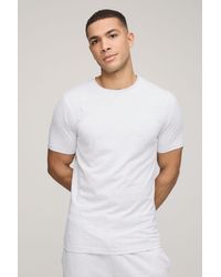 BoohooMAN - Basic Slim Fit Crew Neck T-shirt - Lyst