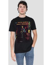 BoohooMAN - David Bowie David Bowie Ziggy Stardust Album T-shirt, Black - Lyst