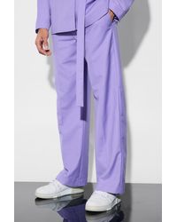 BoohooMAN - Wide Fit Suit Pants - Lyst