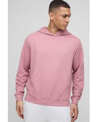 BoohooMAN - Lightweight Basic Regular Fit Man. Over The Head Hoodie - Lyst