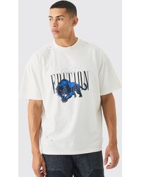 BoohooMAN - Oversized Panther Limited Edition T-shirt - Lyst