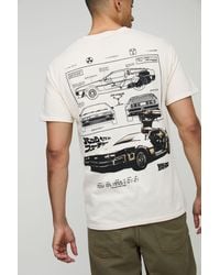 BoohooMAN - Oversize T-Shirt mit lizenziertem Back To The Future Print - Lyst