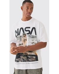 Boohoo - Oversized Nasa License T-shirt - Lyst
