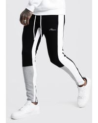 boohooman black joggers