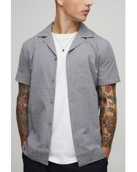 BoohooMAN - Regular Technical Flannel Shirt - Lyst
