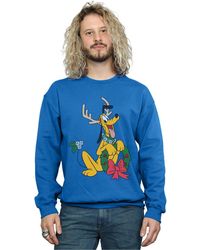 BoohooMAN - Disney Pluto Christmas Reindeer Sweatshirt - Lyst