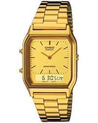 BoohooMAN - Casio Aq-230ga-9dmqyes Collection 28mm Quartz Watch - Lyst