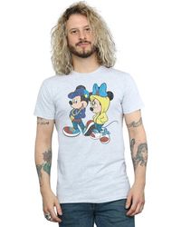 BoohooMAN - Disney Mickey And Minnie Mouse Pose T-shirt - Lyst