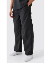 BoohooMAN - Wide Leg Tailored Trousers - Lyst