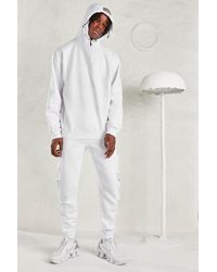 boohooman white joggers