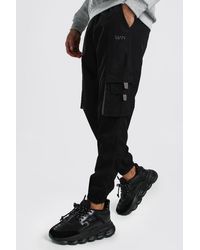Boohooman Buckle Joggers Online Deals 