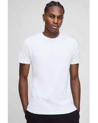 BoohooMAN - Basic Slim Fit Crew Neck T-Shirt - Lyst