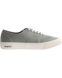 BoohooMAN - Seavees Legend Sneaker Standard Granite Poplin Grey Shoes - Lyst