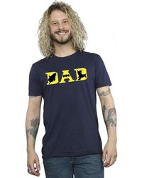 BoohooMAN - Dc Comics Batman Dad With Bat Icons T-shirt - Lyst