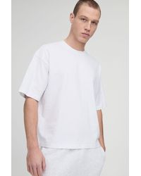 BoohooMAN - Basic Oversized Boxy Crew Neck T-Shirt - Lyst