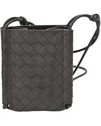 BoohooMAN - Bottega Veneta Preloved The Pouch Intrecciato Nappa Leather Shoulder Bag Unisex - Lyst