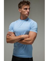 BoohooMAN - Common Pace Running Muscle Fit Mesh T-Shirt - Lyst