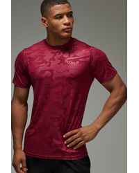 BoohooMAN - Active Regular Fit Camo T-Shirt - Lyst