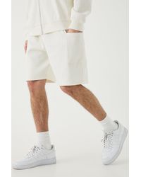 BoohooMAN - Relaxed Heavyweight Ribbed Cargo Short - Lyst
