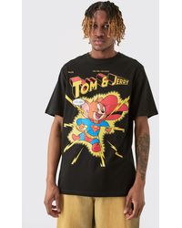 BoohooMAN - Tall Tom & Jerry Print License T-shirt - Lyst