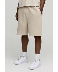 BoohooMAN - Lightweight Basic Oversized Fit Drop Crotch Shorts - Lyst