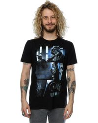 BoohooMAN - Star Wars Rogue One Darth Vader Comic Strip T-shirt - Lyst