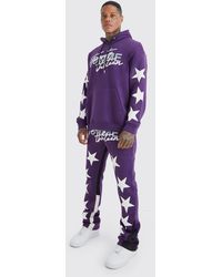BoohooMAN - Oversized Star Homme Print Tracksuit - Lyst
