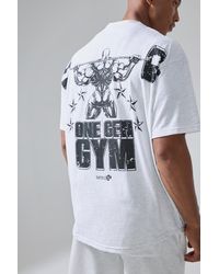BoohooMAN - Active X Og Gym Oversized Xxl Back Print T-shirt - Lyst