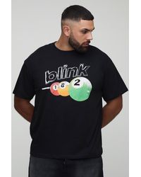 Boohoo - Plus Oversized Blink 182 License Print T-Shirt - Lyst