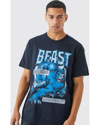 BoohooMAN - Oversized X Men Beast License T-shirt - Lyst