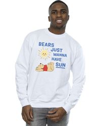BoohooMAN - Disney Winnie The Pooh Bears Just Wanna Have Sun Sweatshirt - Lyst