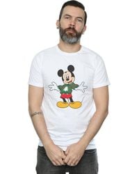 BoohooMAN - Disney Mickey Mouse Christmas Jumper Stroke T-shirt - Lyst