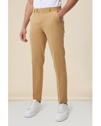 BoohooMAN - Slim Piped Suit Pants - Lyst