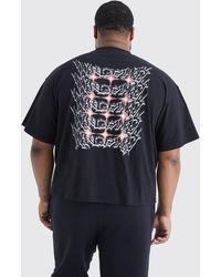 BoohooMAN - Plus Oversized Boxy Grunge Homme T-shirt - Lyst