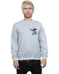 BoohooMAN - Disney Lilo And Stitch Guitar Sweatshirt - Lyst