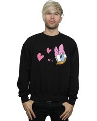 BoohooMAN - Disney Mickey Mouse Love Cherub Sweatshirt - Lyst