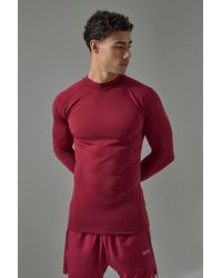 BoohooMAN - Active Long Sleeved High Neck Base Layer - Lyst