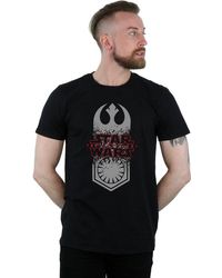 BoohooMAN - Star Wars The Last Jedi Symbol Crash T-shirt - Lyst