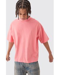 BoohooMAN - Oversized Boxy Extended Neck T-shirt - Lyst