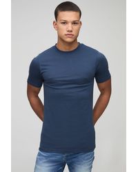BoohooMAN - Basic Slim Fit Crew Neck T-shirt - Lyst