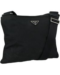 BoohooMAN - Prada Preloved Classic Nylon Tote Bag Unisex - Black Shoulder Bags - Lyst