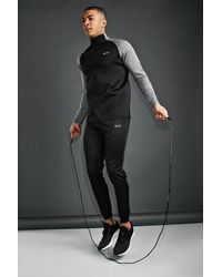BoohooMAN - Man Active Gym Funnel Neck Tracksuit - Lyst