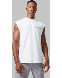 BoohooMAN - Active Training Dept Oversized Extended Tank - Lyst