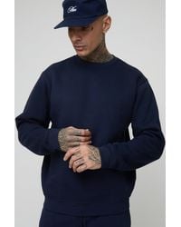 Boohoo - Tall Basic Regular Fit Crew Neck Sweatshirt - Lyst