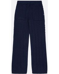 BoohooMAN - Nautica Krost X Nautica Baggy Cableknit Pants - Lyst