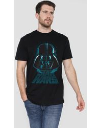 BoohooMAN - Star Wars Star Wars Vader Distressed Mens T-shirt Black - Lyst