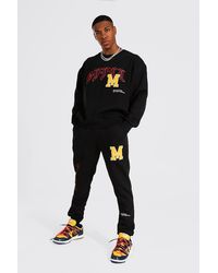 boohooman oversized tracksuit