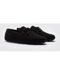 Boohoo - Faux Suede Driving Shoe - Lyst