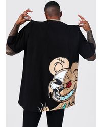 BoohooMAN - Oversized Ofcl Man Teddy Graphic T-shirt - Lyst